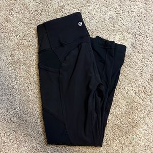 Lululemon black legging yoga workout pant size 6
